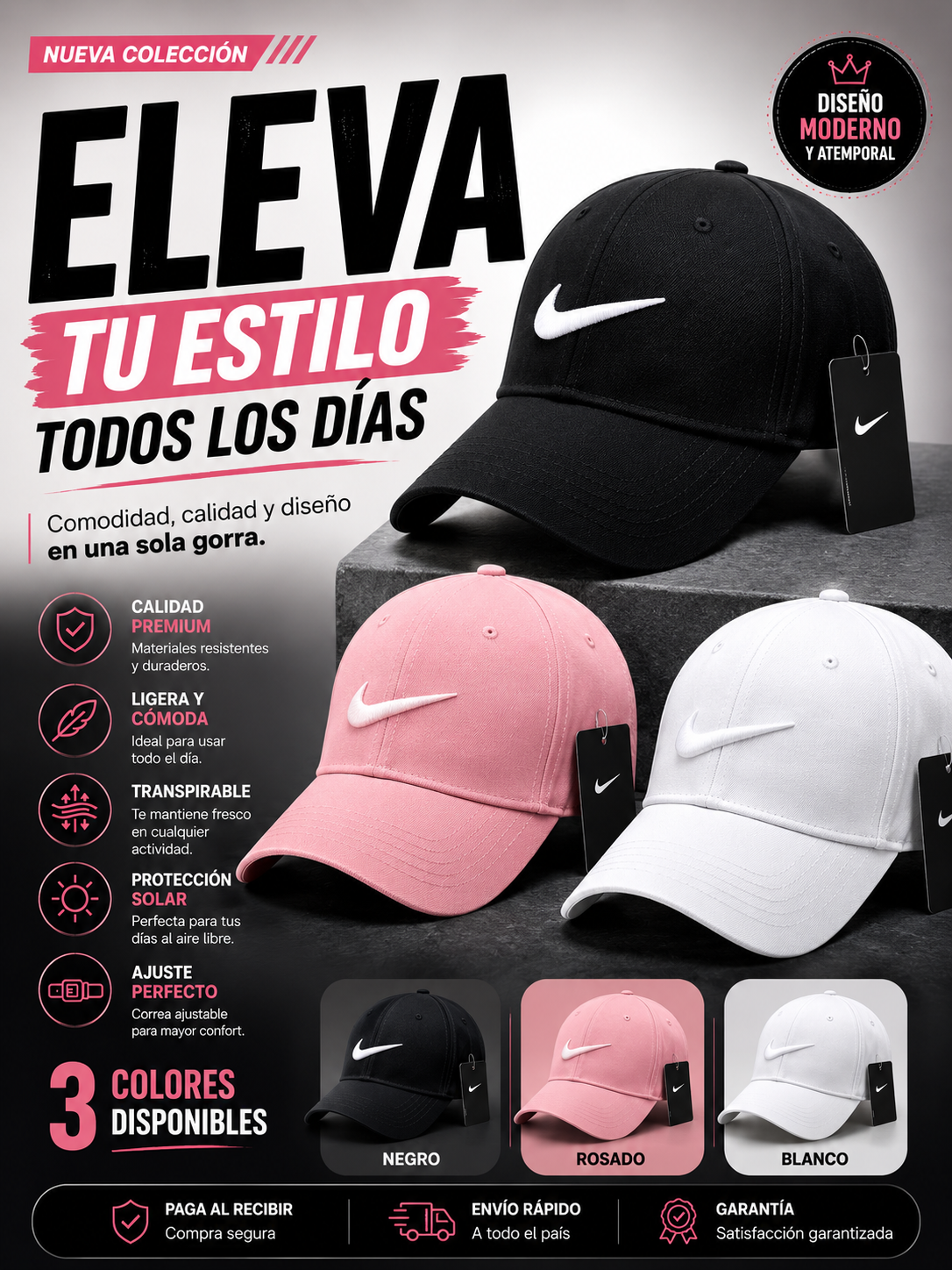 GORRAS BLACK EDITION